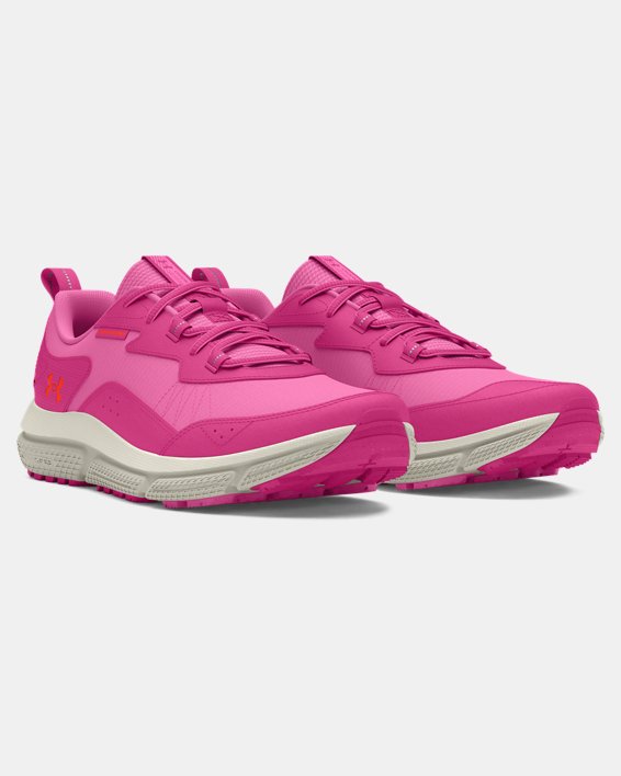 Women's UA Charged Verssert 2 Running Shoes in Pink image number 3